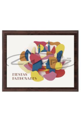 PLACAS HOMENAGEM W0014PL136
