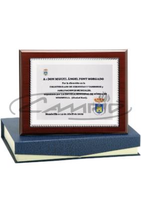 PLACAS HOMENAGEM W1126FP134